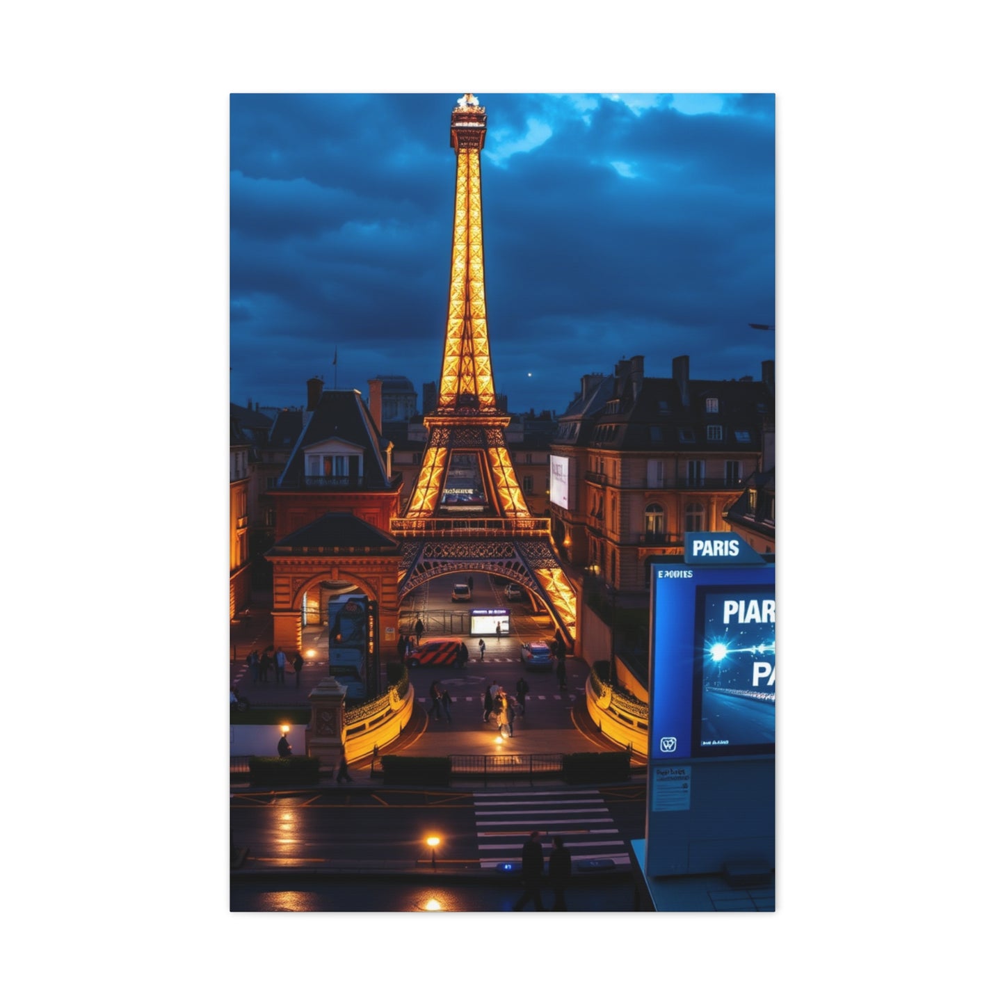 Glamorous Parisian Dreamscape Wall Art & Canvas Print