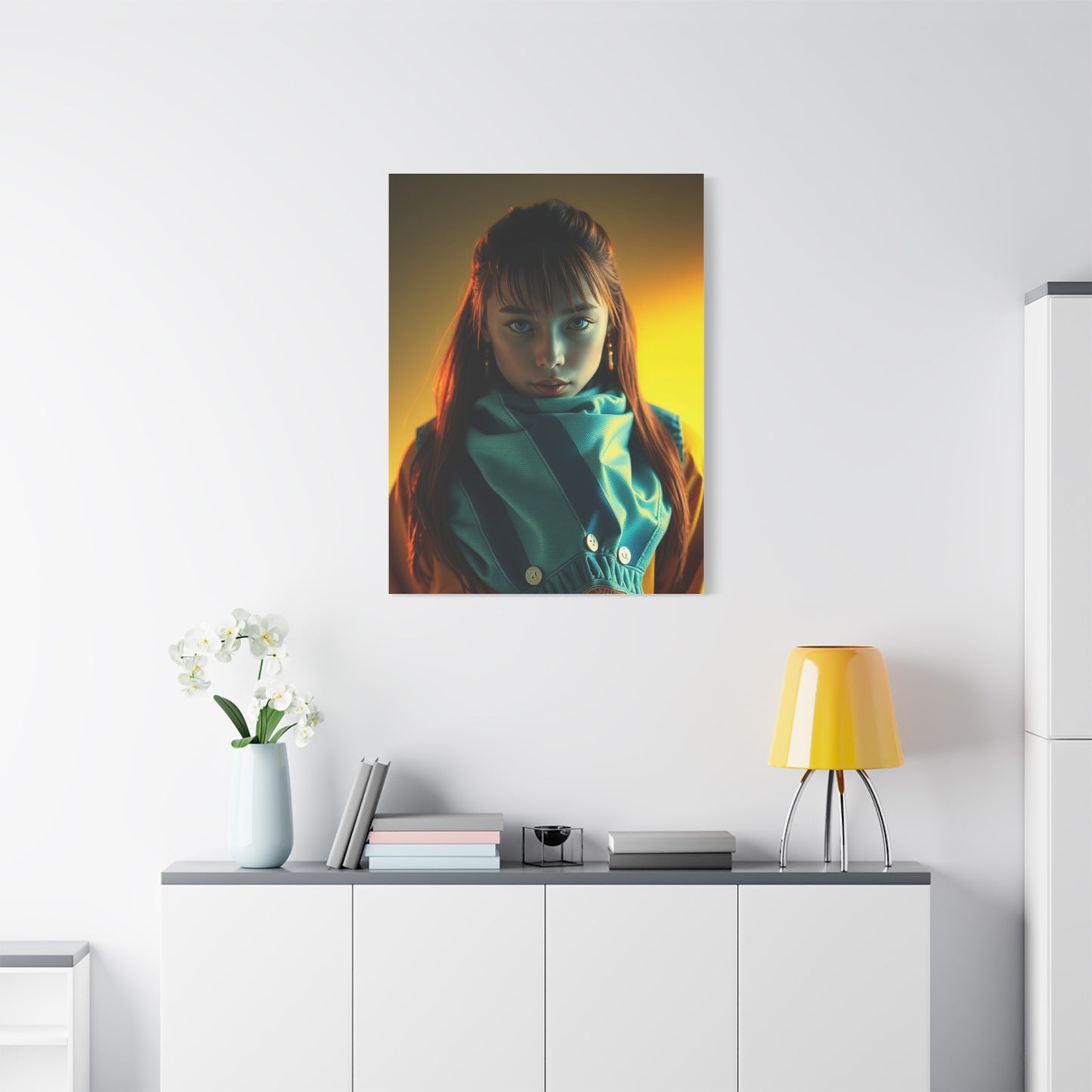 Crisp Elegance Canvas Wall Art & Canvas Print