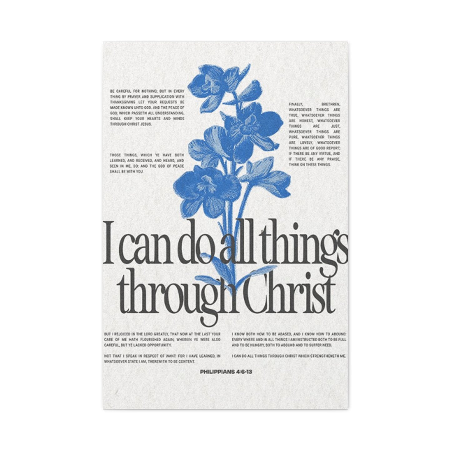 Christ Quote Poster Wall Art & Canvas Prints