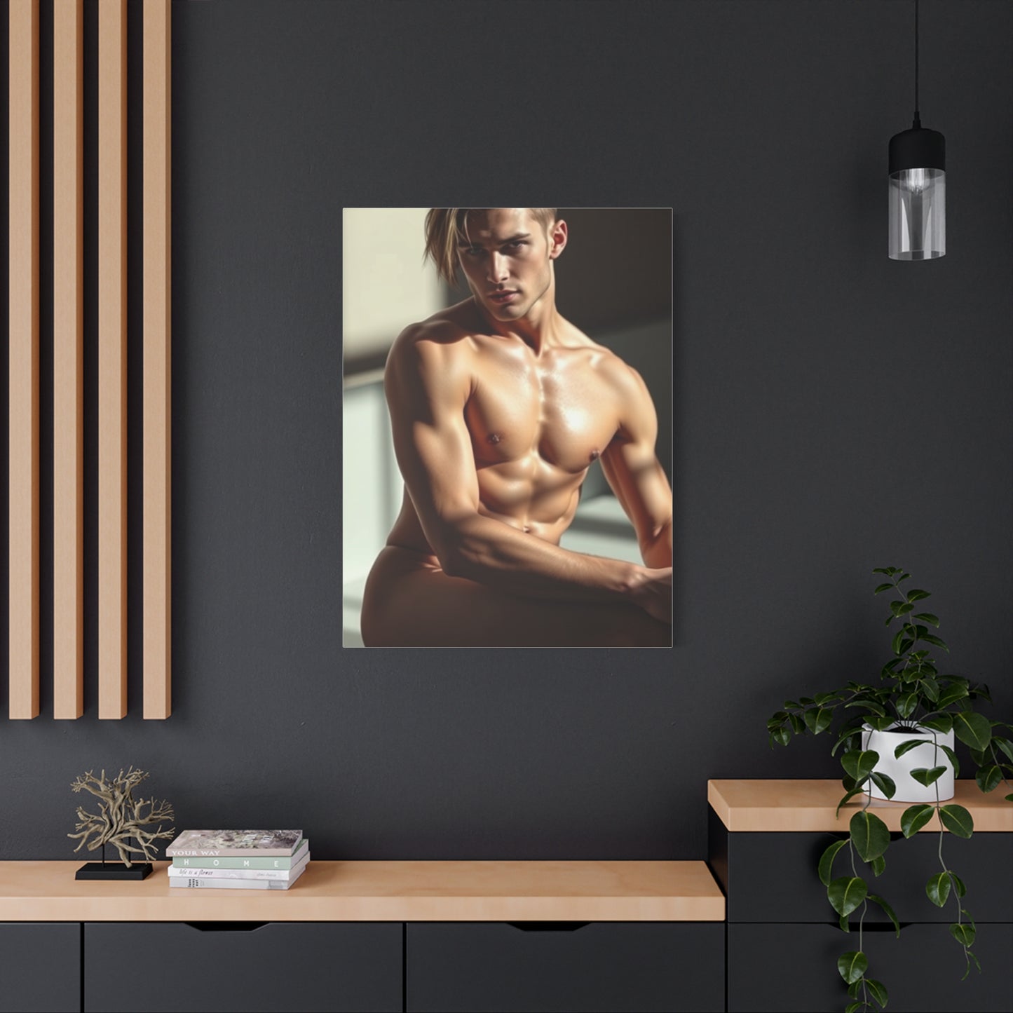 Elysian Masculinity Canvas wall art & canvas print