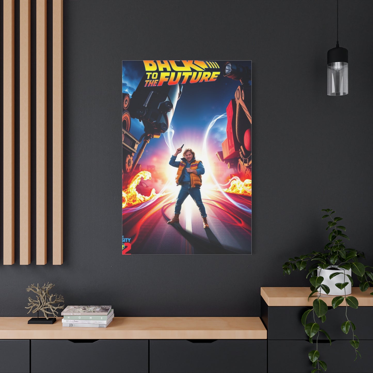 Back to the Future Art Luxury Canvas Wall Art & Canvas Print