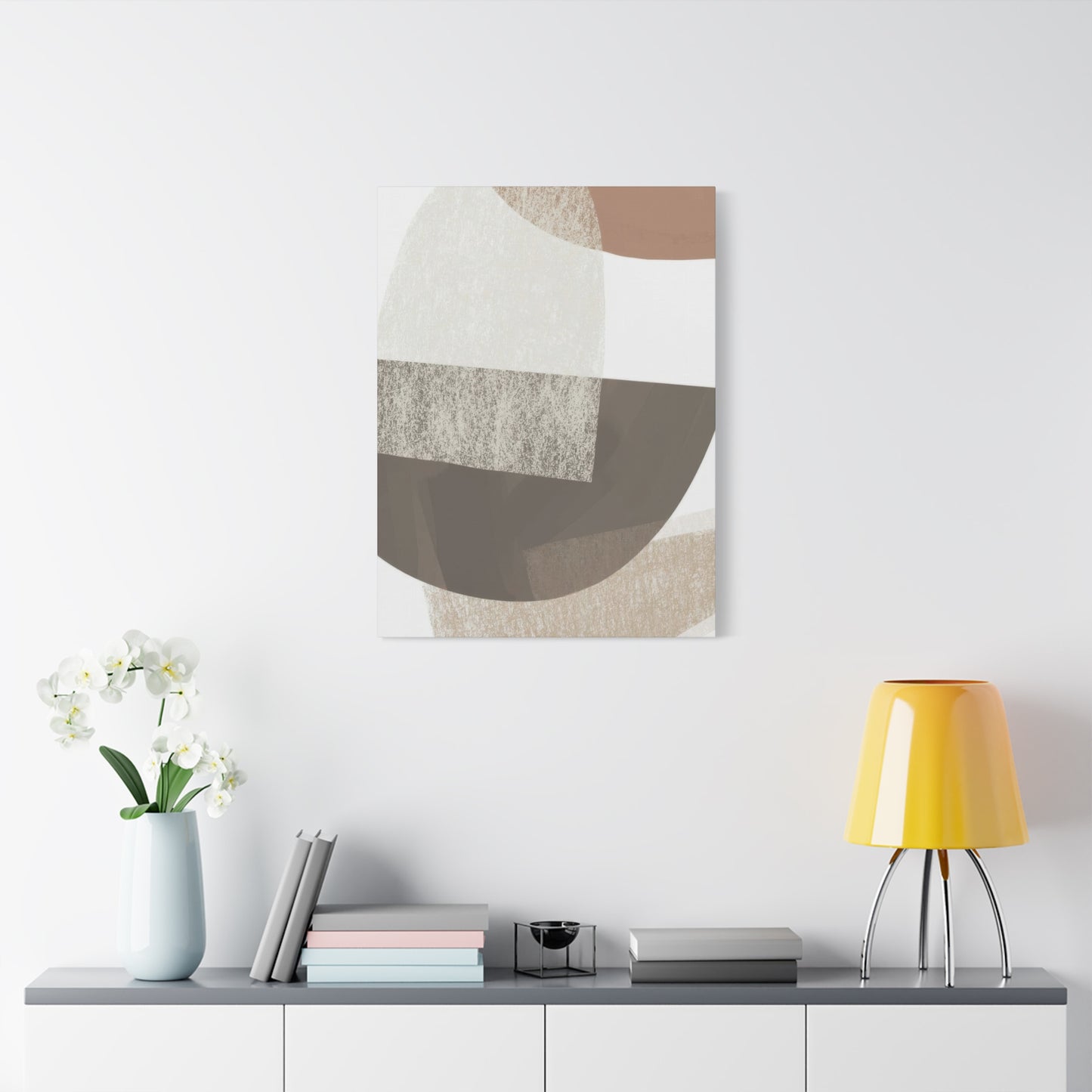 Abstract Shapes Earth Tones Wall Art & Canvas Prints