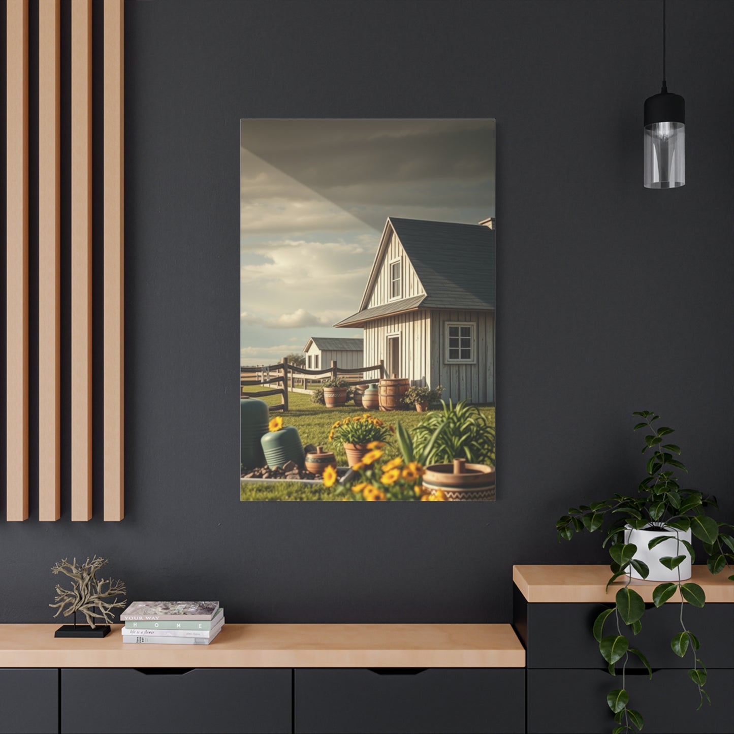 Tranquil Fields Luxe Canvas Wall Art & Canvas Print