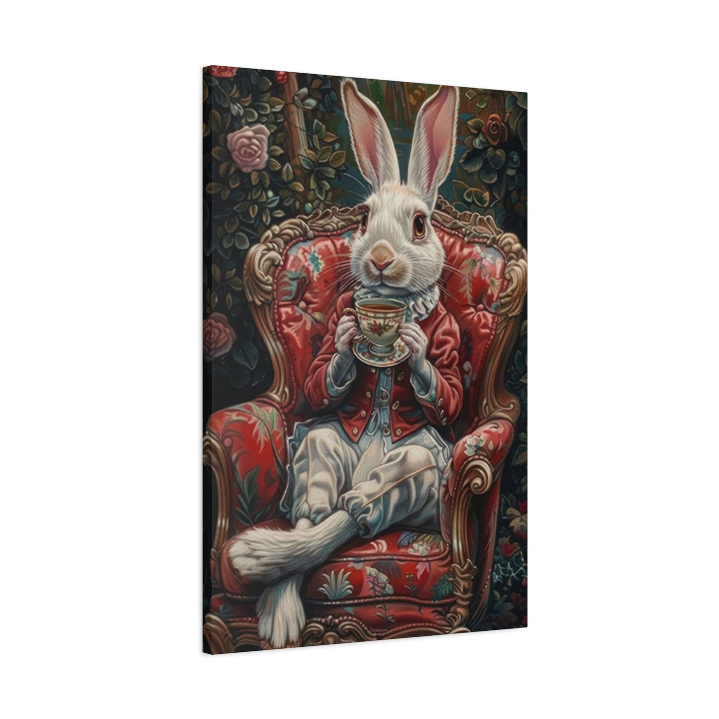 Small White Rabbit King Wall Art & Canvas Prints