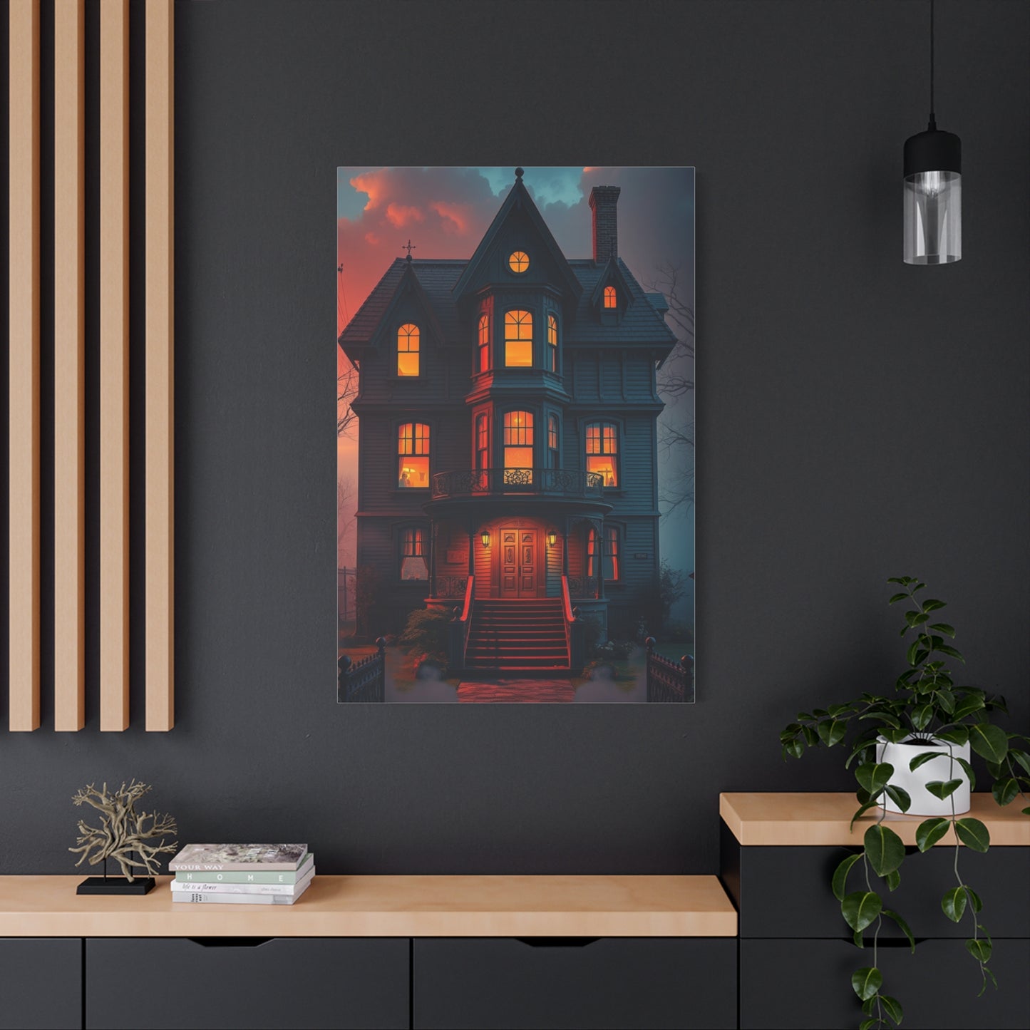Masterpiece Haunted House Art Vision Wall Art & Canvas Print