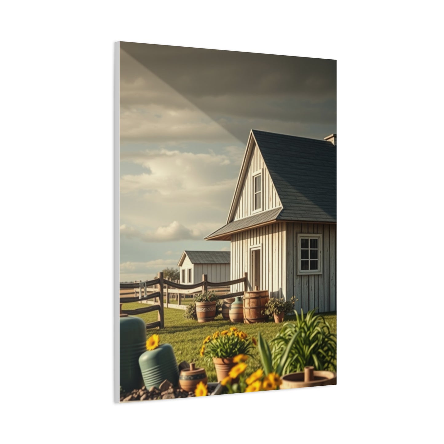 Tranquil Fields Luxe Canvas Wall Art & Canvas Print