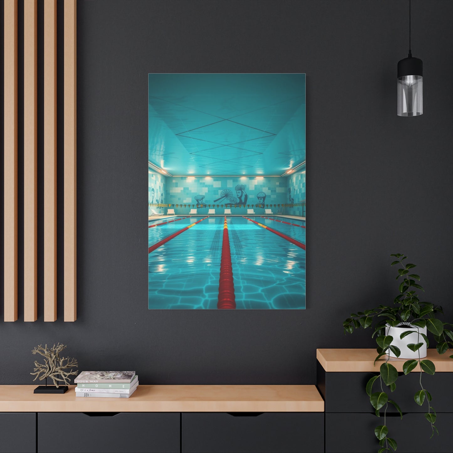 Swimming Pool Art Supreme Gallery Wall Art & Canvas Print