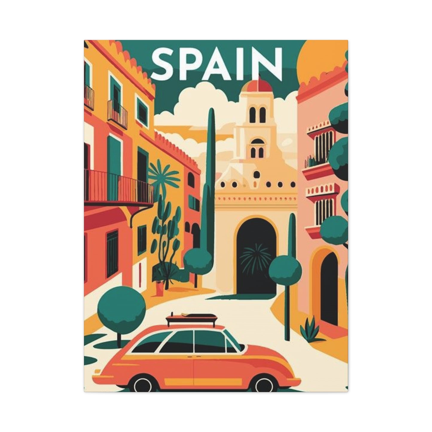 Spain Abstract Wall Art & Canvas Prints