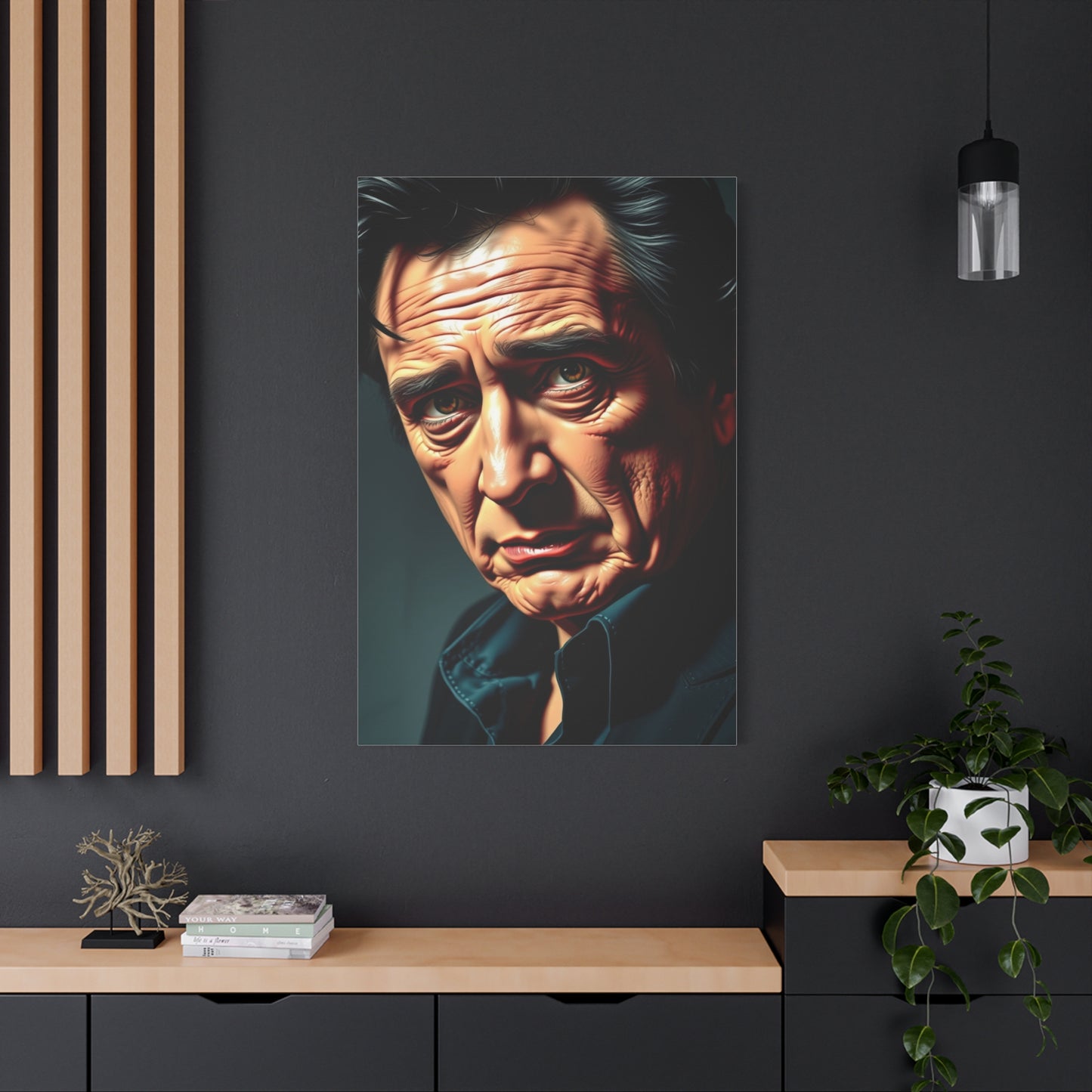 Johnny Cash Art Refined Canvas Wall Art & Canvas Print