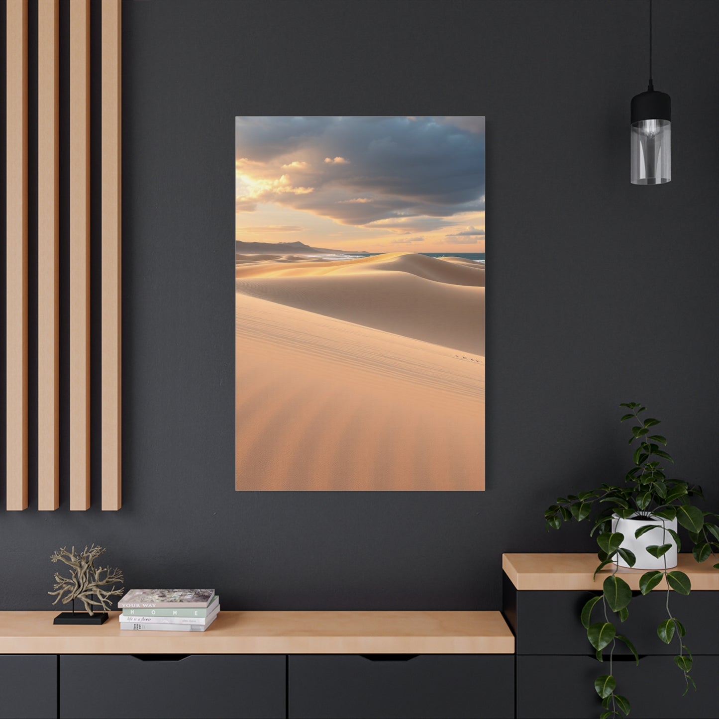 Coastal Sand Dunes Art Supreme Canvas Wall Art & Canvas Print