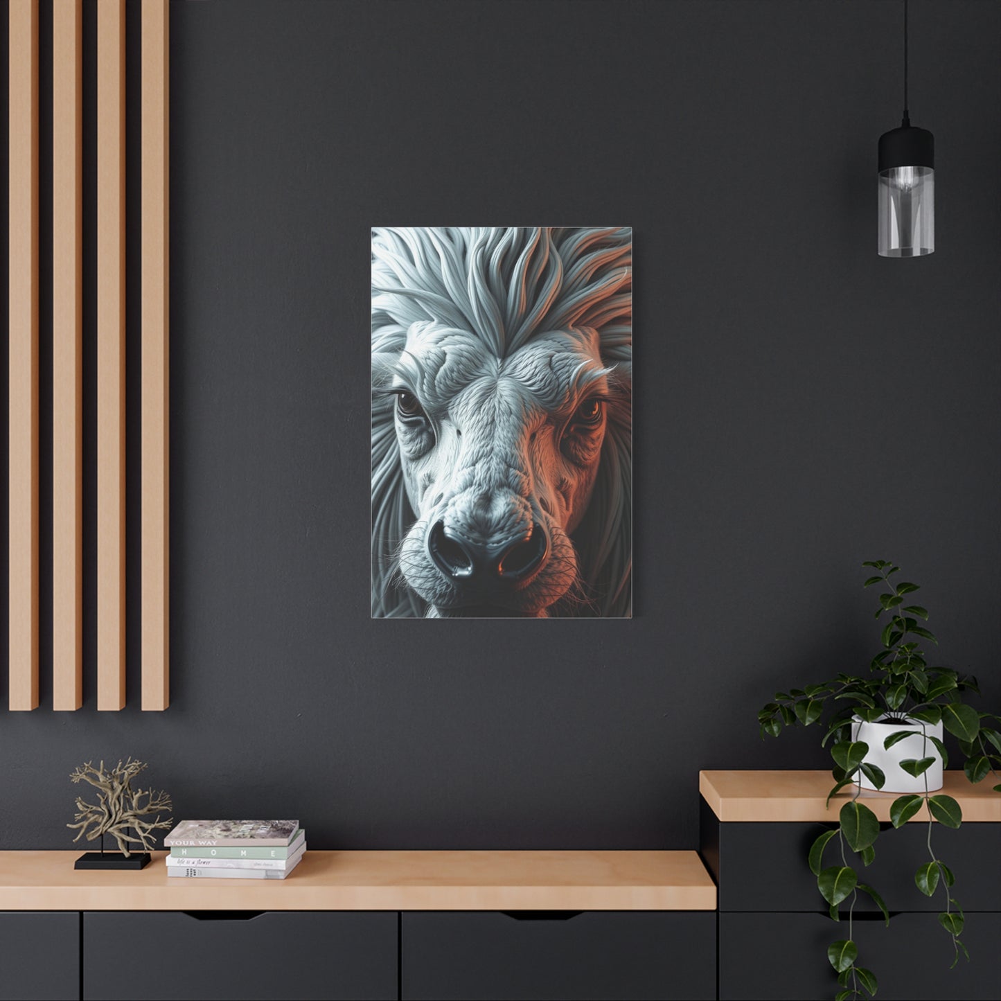 Gray & White Art Canvas Art 2 Wall Art & Canvas Print