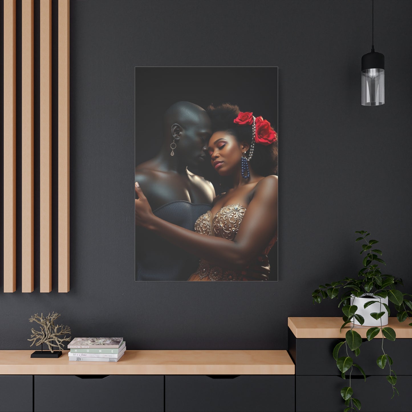 Black Love Art Premium Gallery Wall Art & Canvas Print