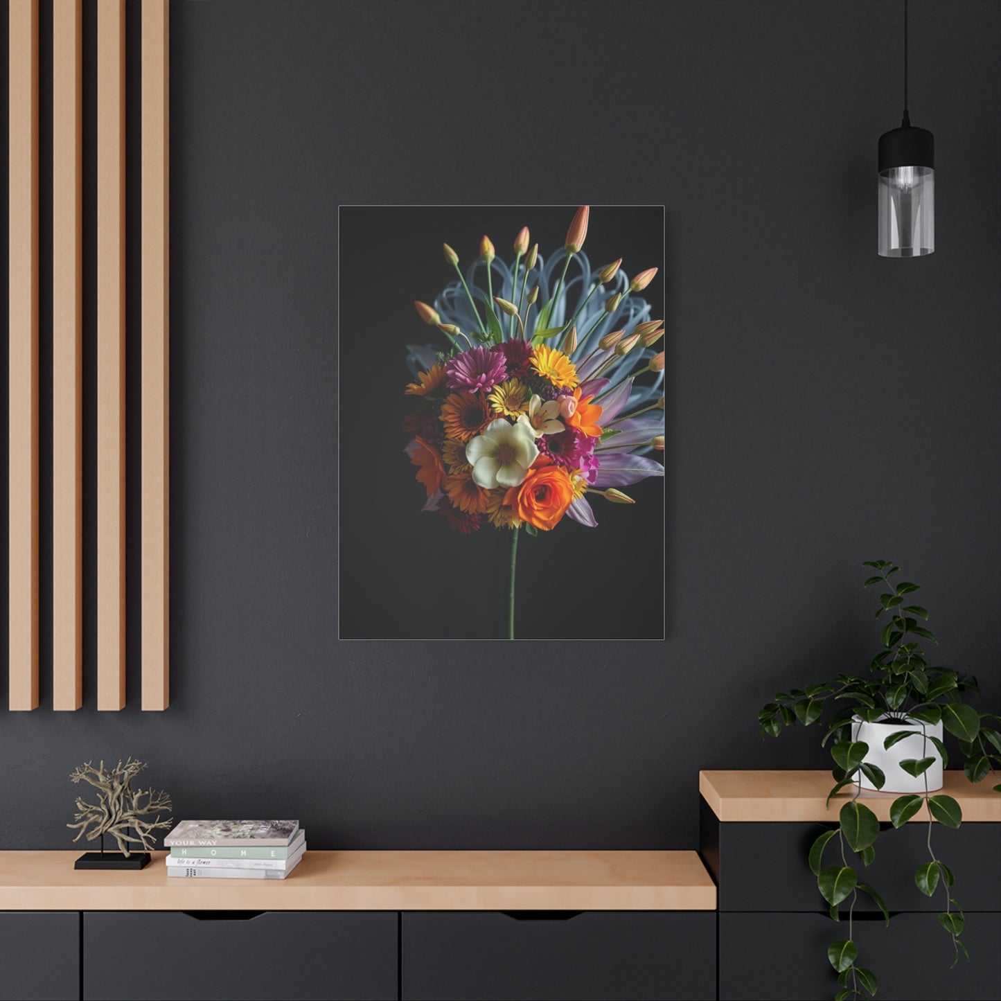 Flower Head Art Premium Canvas 19 Wall Art & Canvas Print