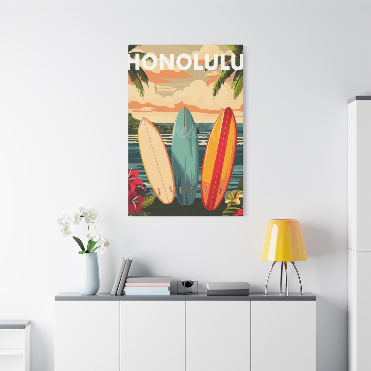 Honolulu Hawaii Wall Art & Canvas Prints