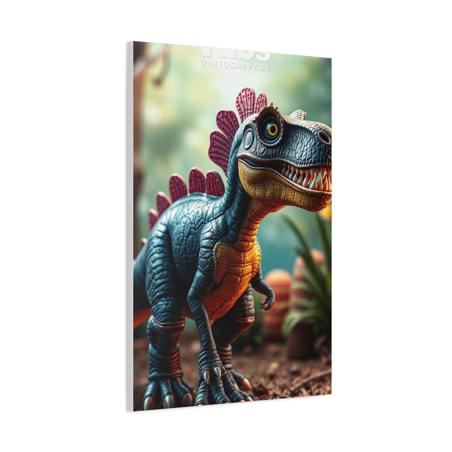 Kid’s Dinosaur Art Canvas Art 4 Wall Art & Canvas Print