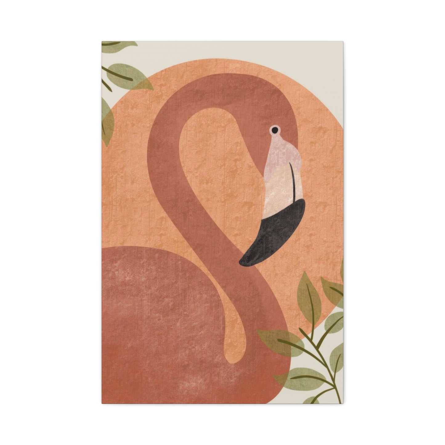 Flamingo Earth Tones Wall Art & Canvas Prints