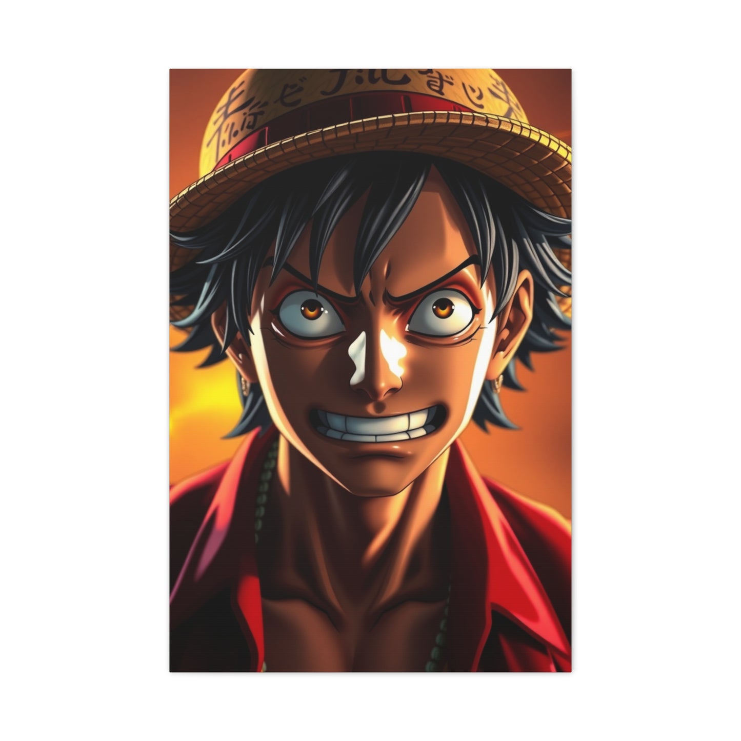 Monkey D. Luffy Art Canvas Art 8 Wall Art & Canvas Print