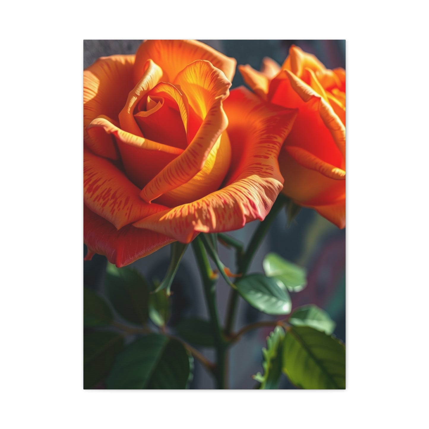 Graffiti Roses Art Premium Canvas 17 Wall Art & Canvas Print