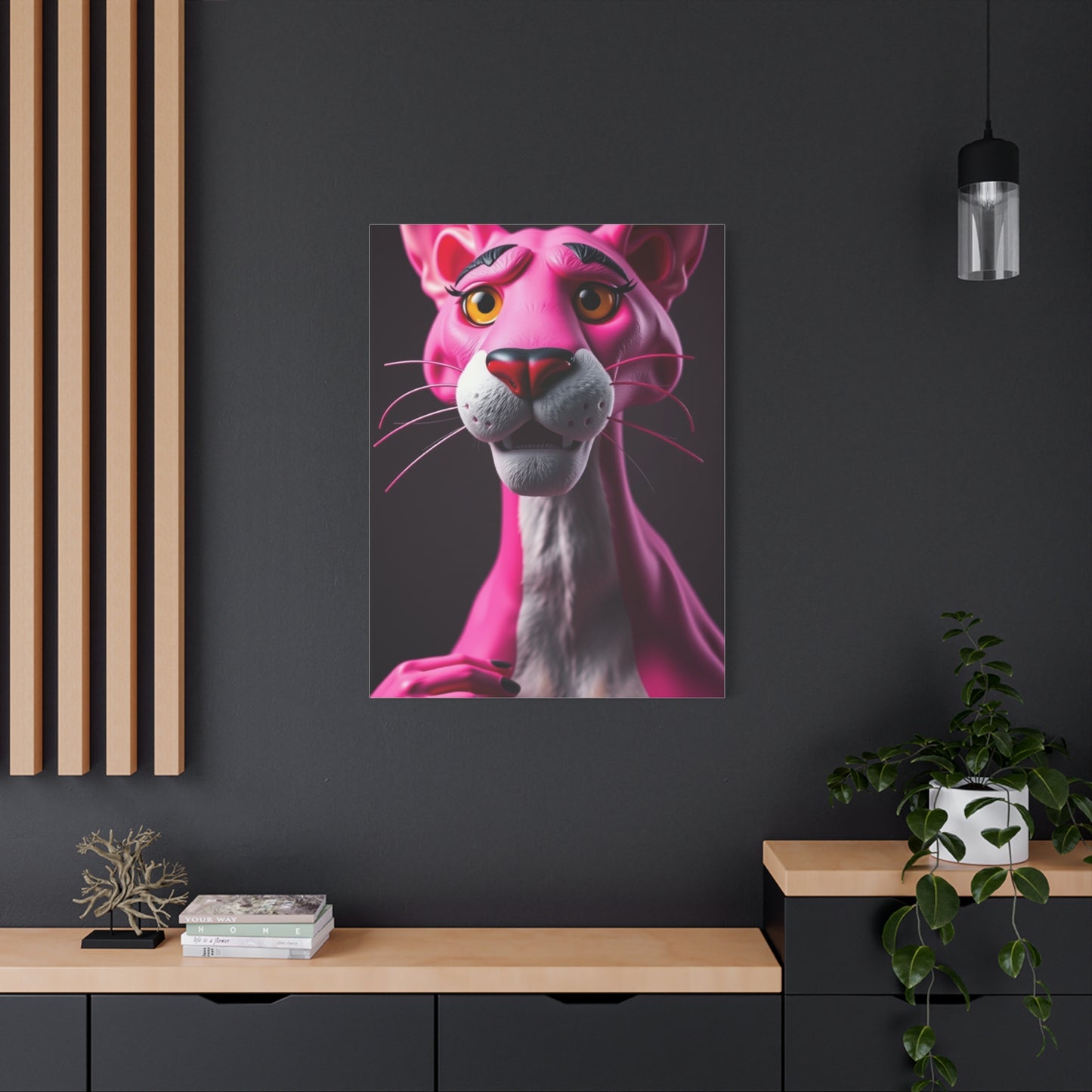 Pink Panther Art Premium Canvas 19 Wall Art & Canvas Print