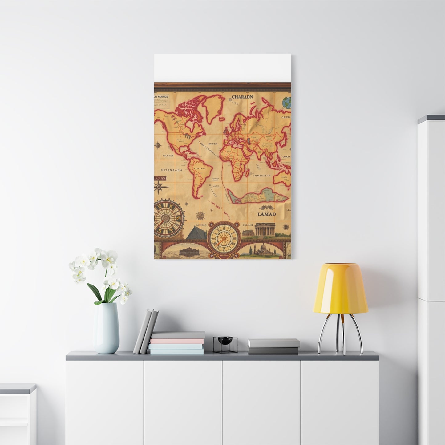 Supreme Art Collection Antique Maps Wall Art & Canvas Print