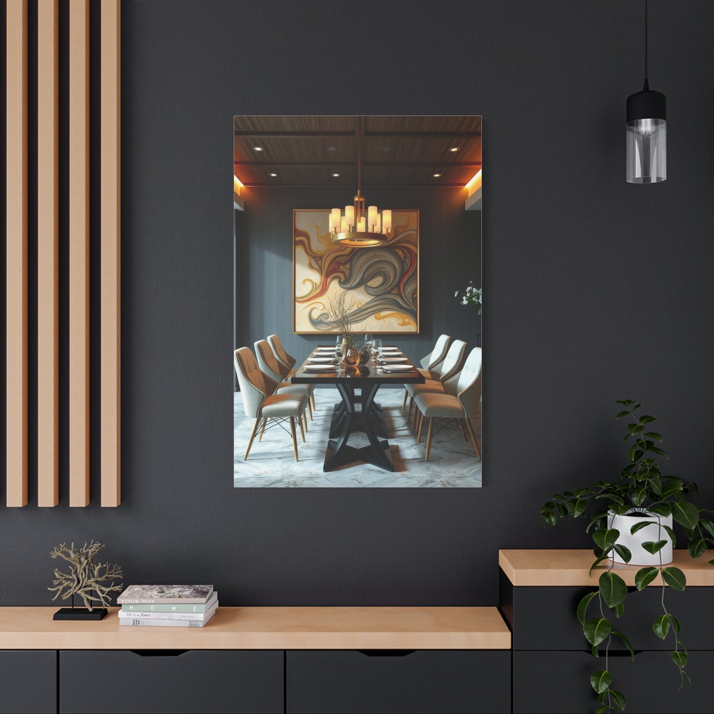 Refined Banquet Canvas Wall Art & Canvas Print