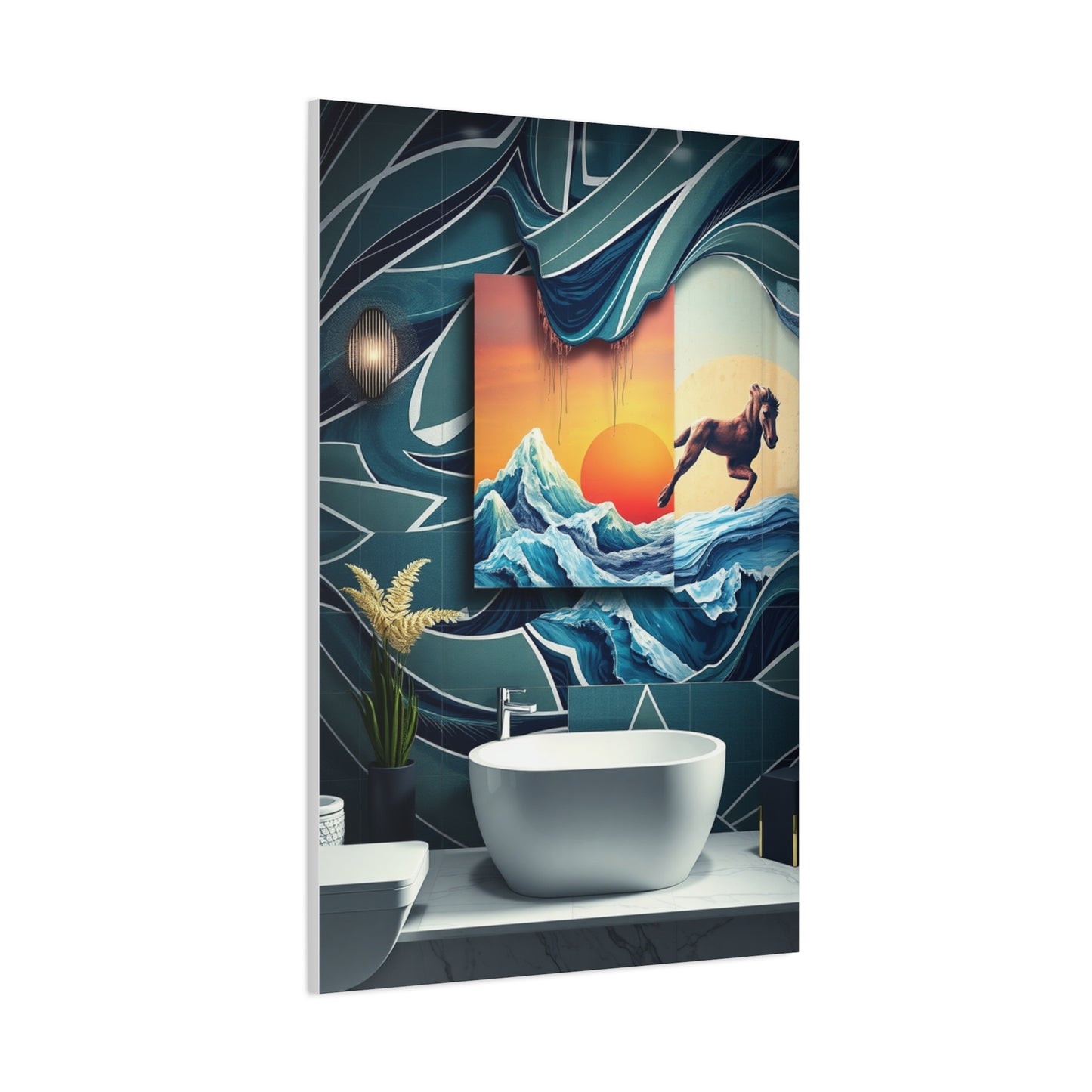 Exquisite Aqua Wall Creations Wall Art & Canvas Print