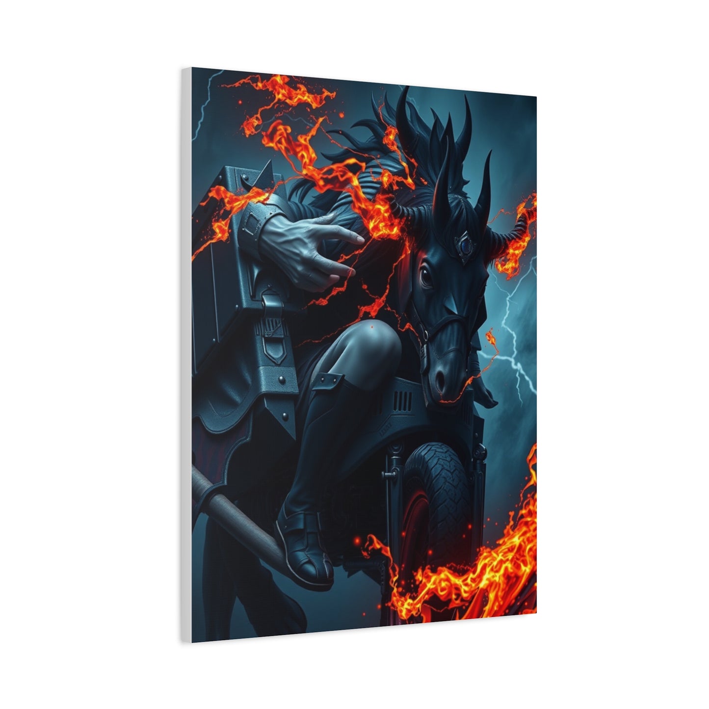Sable Serenity Painting Wall Art & Canvas Print