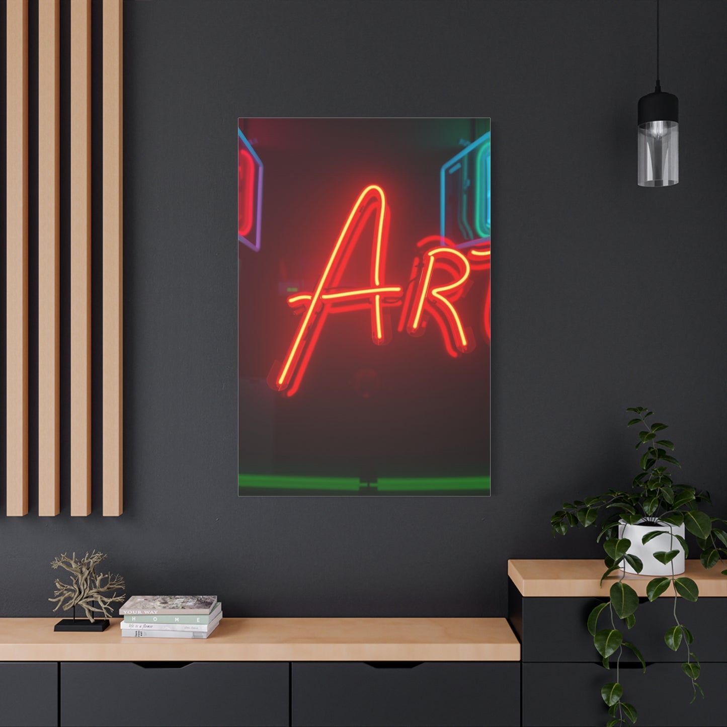 Neon Art Premium Canvas 17 Wall Art & Canvas Print