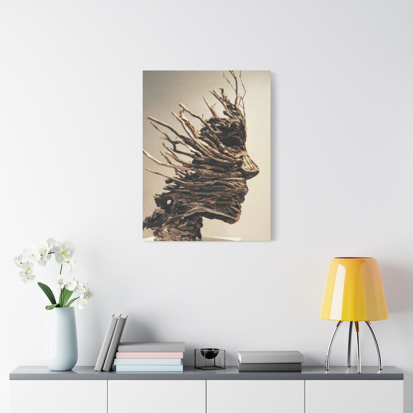 Driftwood Face Wall Art & Canvas Prints