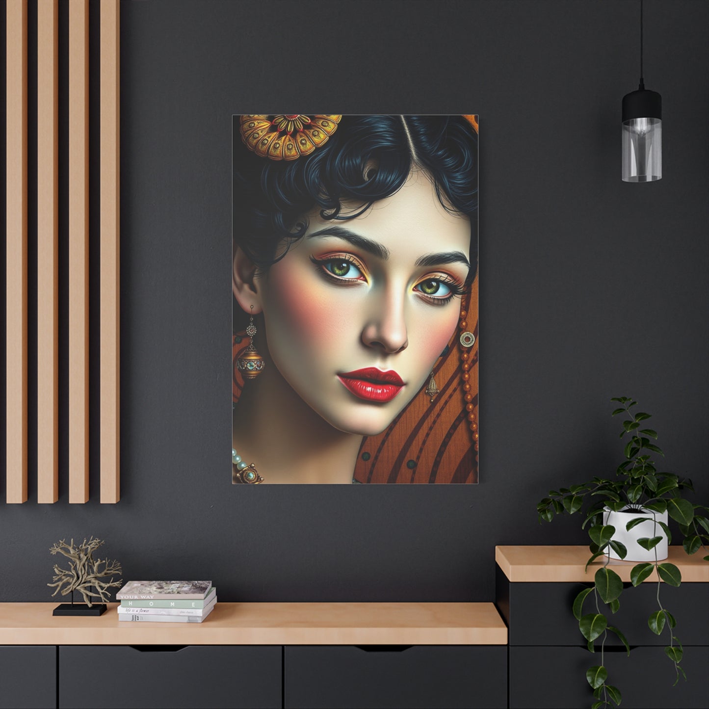 Gilded Serenity Canvas