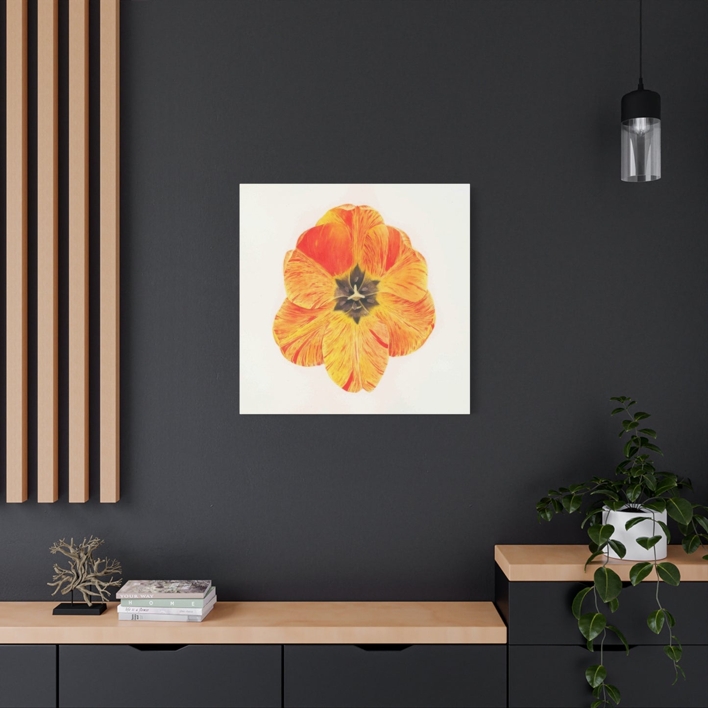 Grace Popp Orange Flower Head Wall Art & Canvas Prints