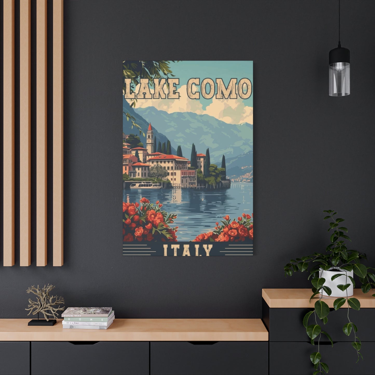 Lake Como Italy Vintage Wall Art & Canvas Prints