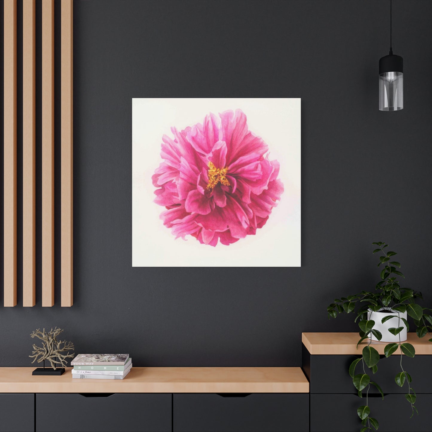 Grace Popp Pink Flower Head Wall Art & Canvas Prints