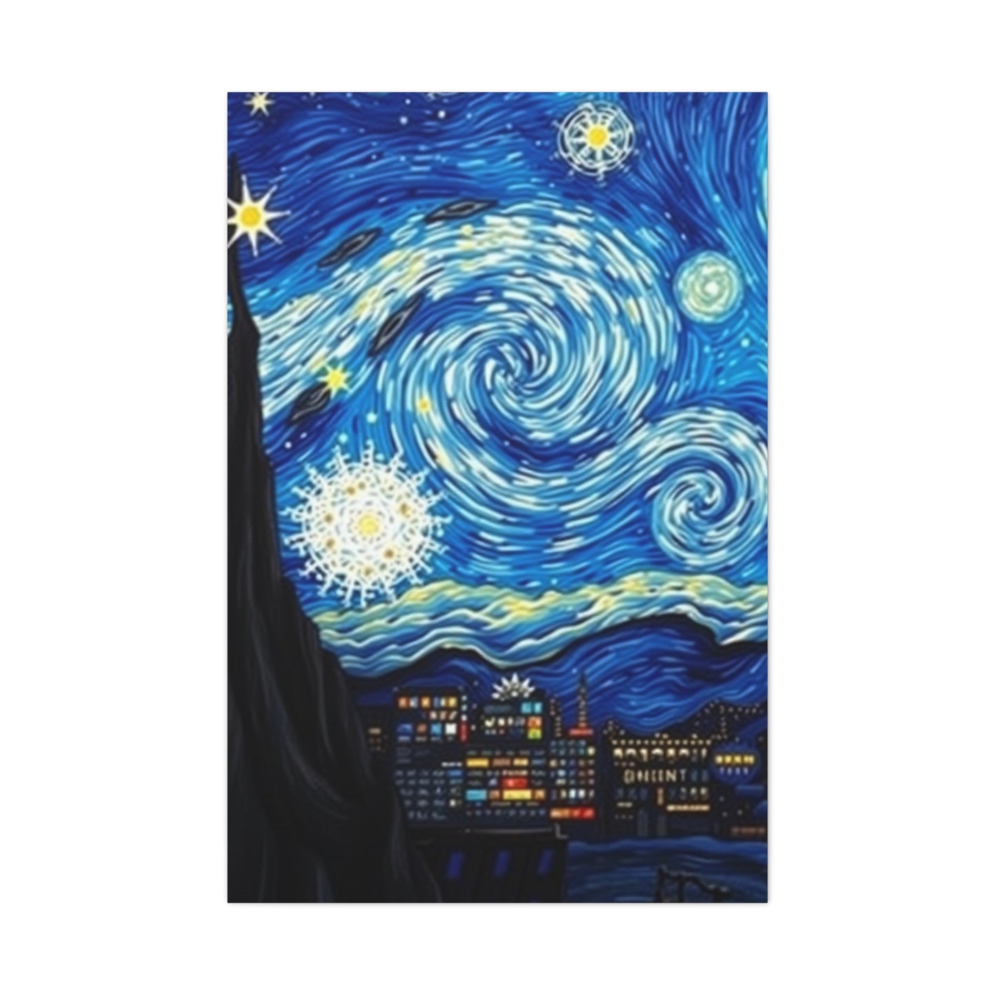 The Starry Night Canvas Art Canvas Art 4 Wall Art & Canvas Print