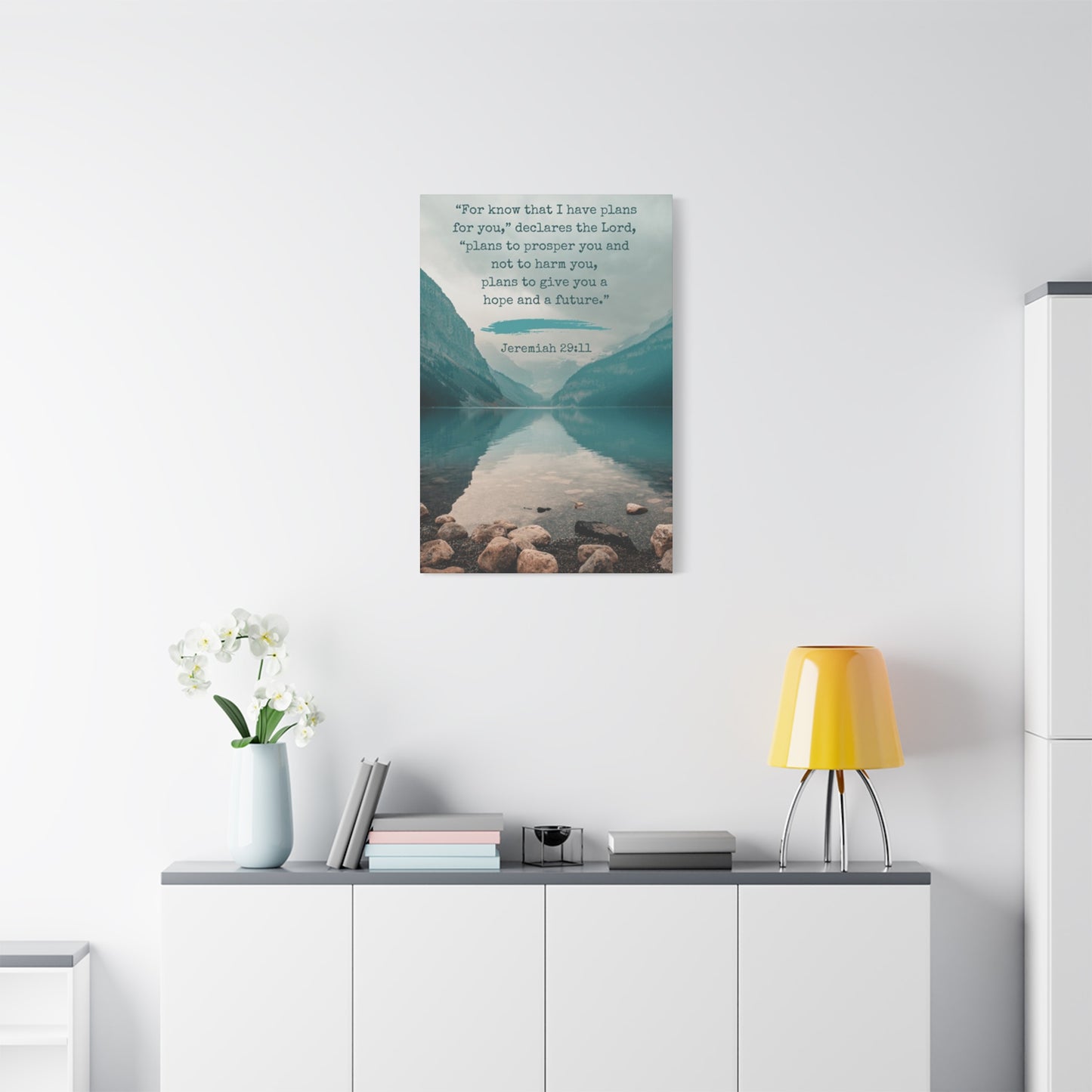 Jeremiah 29:11 Quote Poster Wall Art & Canvas Prints