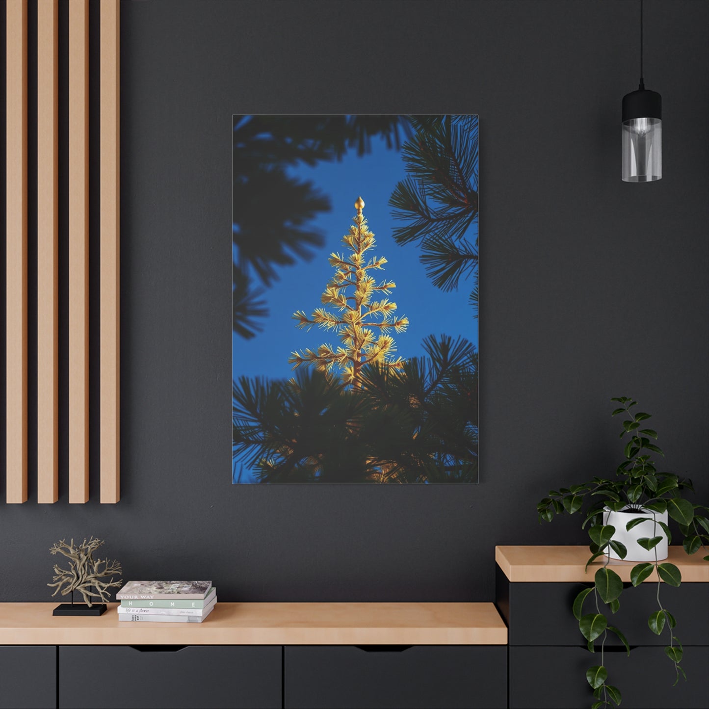 Vision Pine Tree Art Art Wall Art & Canvas Print