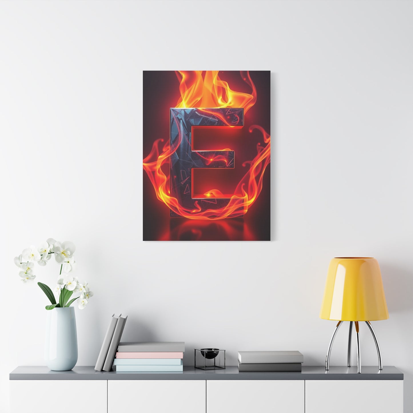 The Letter E - Art Canvas Art 5 Wall Art & Canvas Print