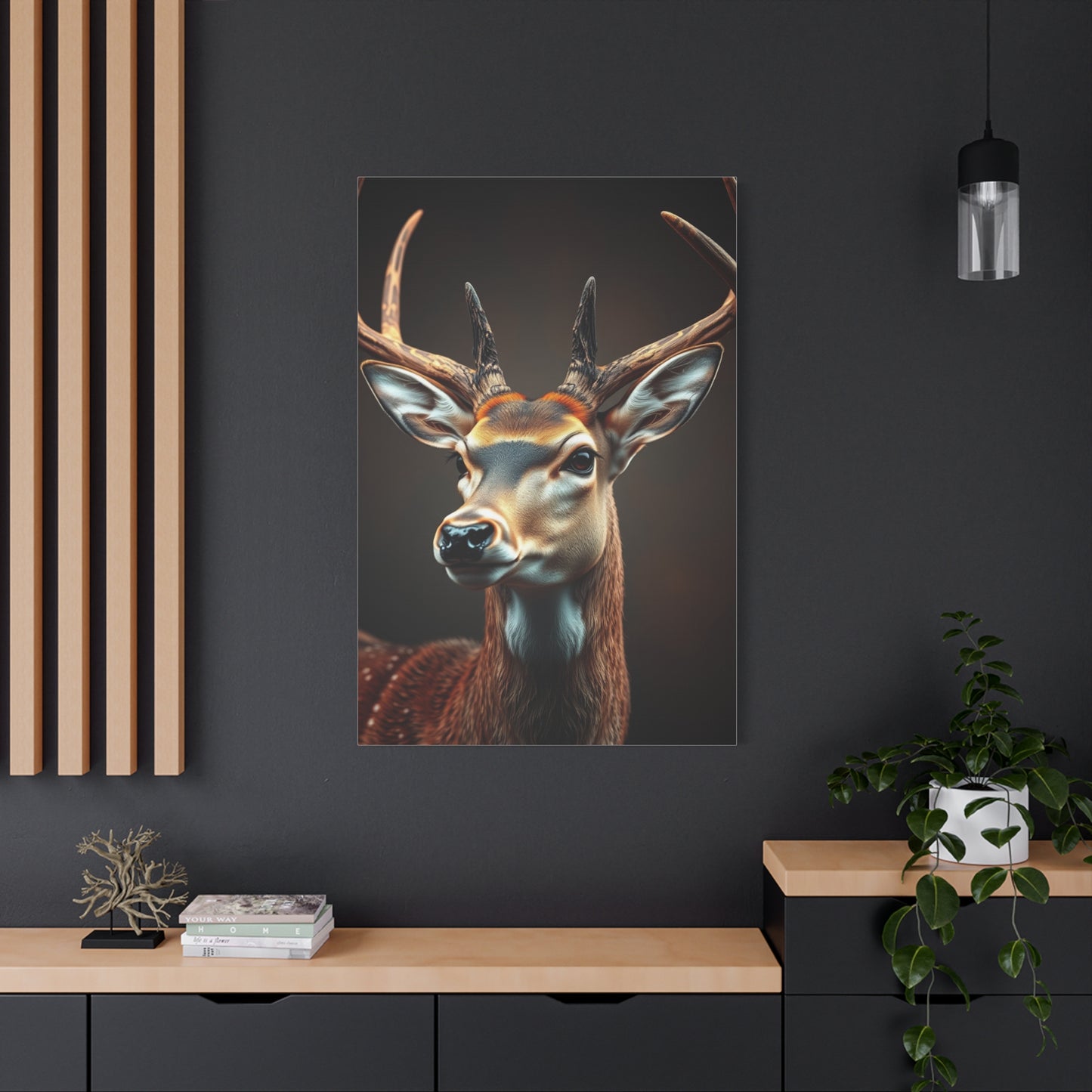 Luminous Buck Composition Wall Art & Canvas Print