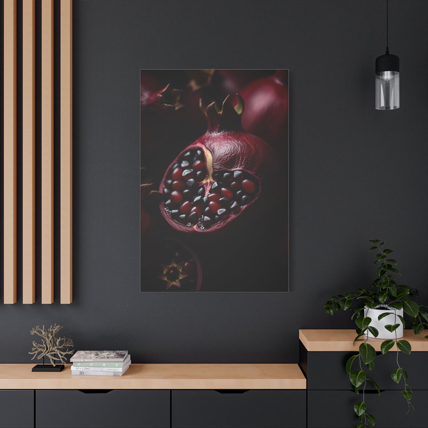 Vision Pomegranate Noir Wall Art Art Wall Art & Canvas Print