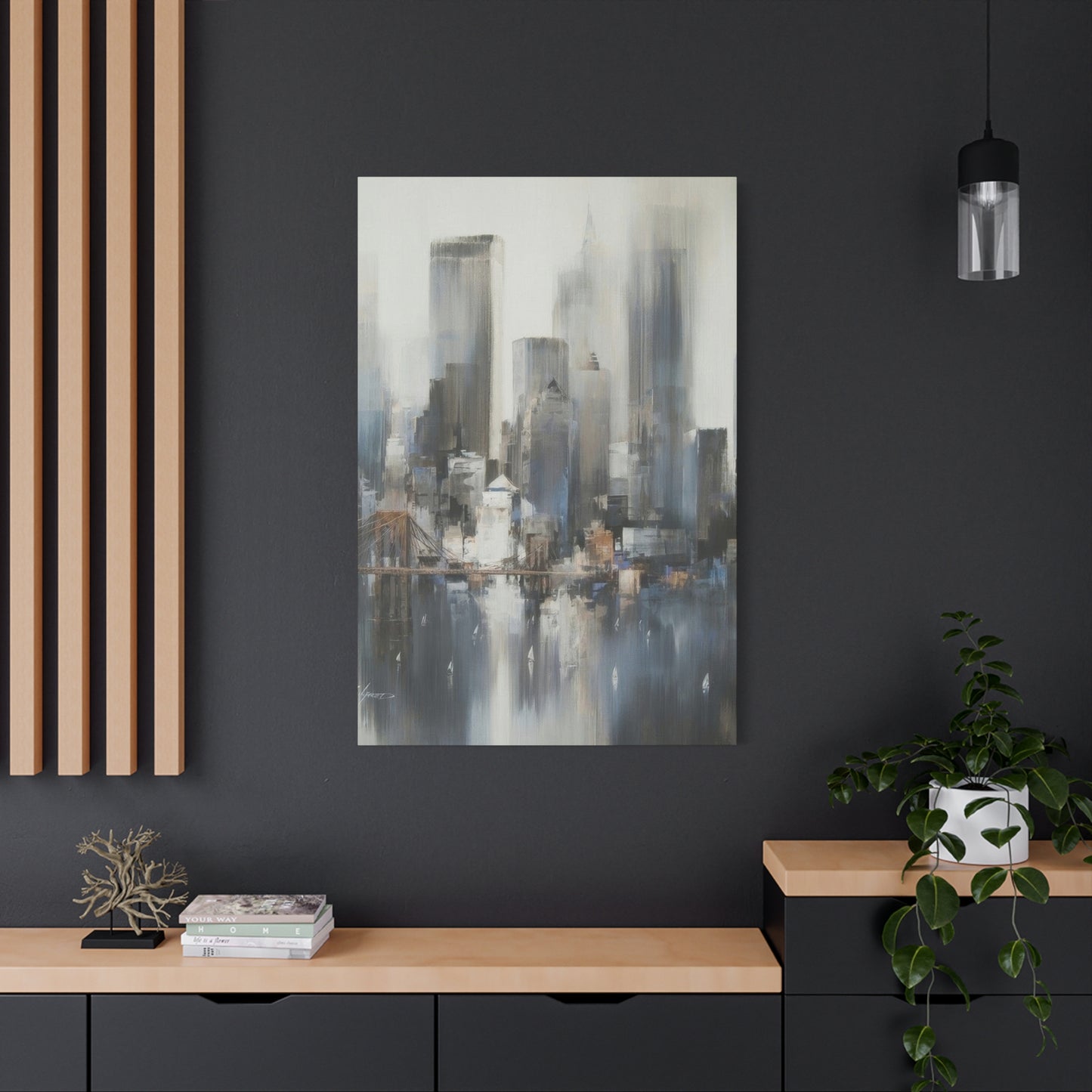 City Grey Wall Art & Canvas Prints