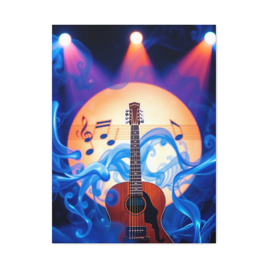 Blue Music Art Premium Gallery Wall Art & Canvas Print