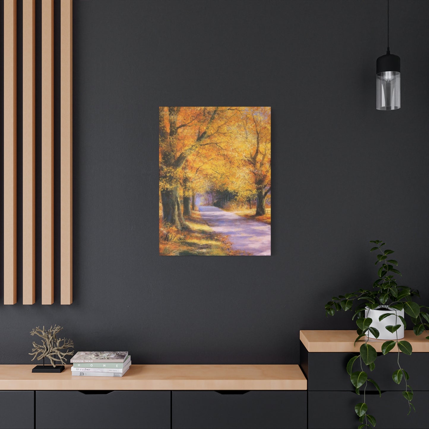 Forest Yellow Path Wall Art & Canvas Prints