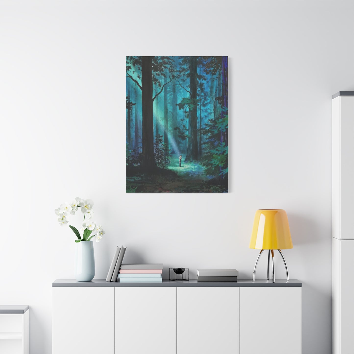 Green Dark Forest Wall Art & Canvas Prints