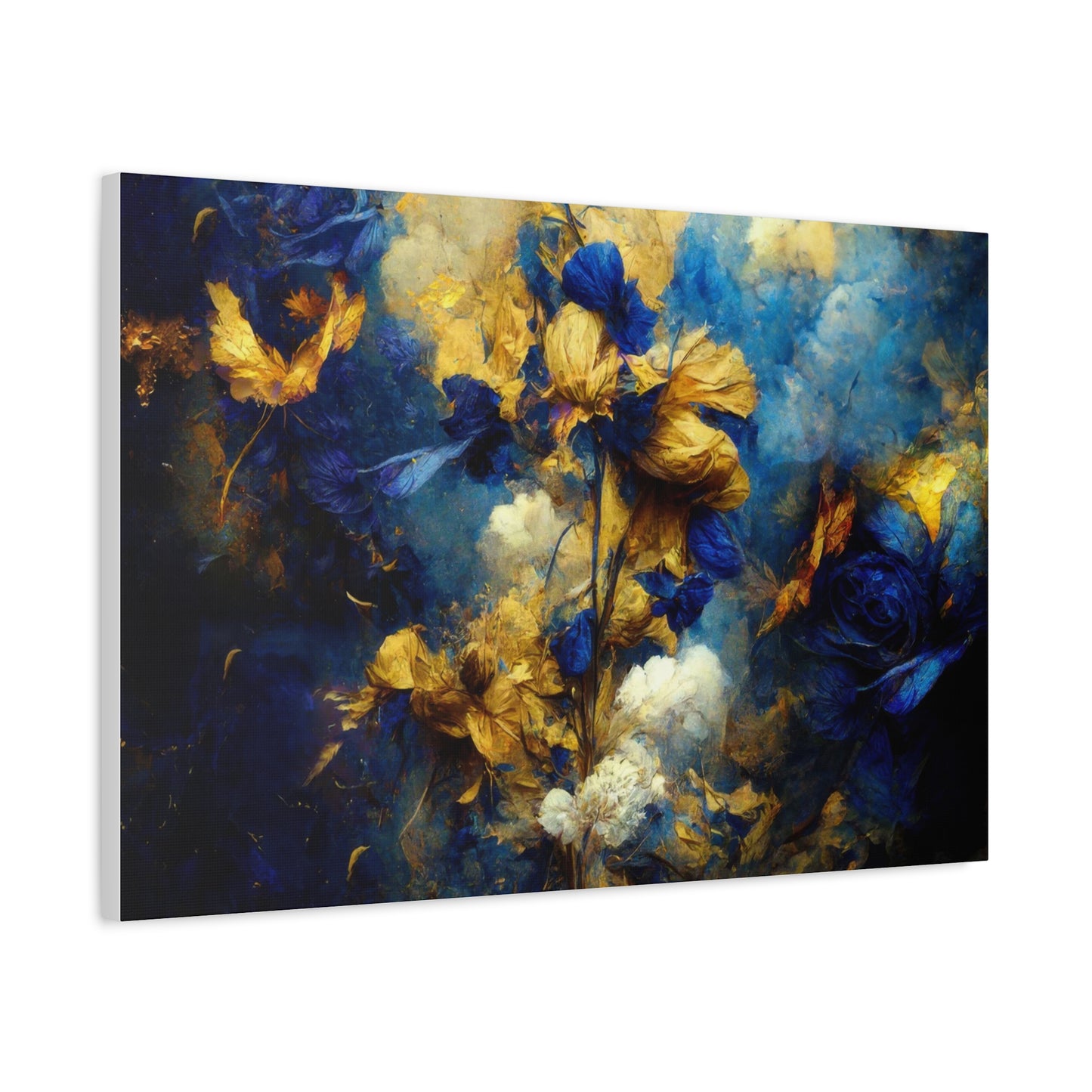 Golden Blooms at Twilight Wall Art & Canvas Prints