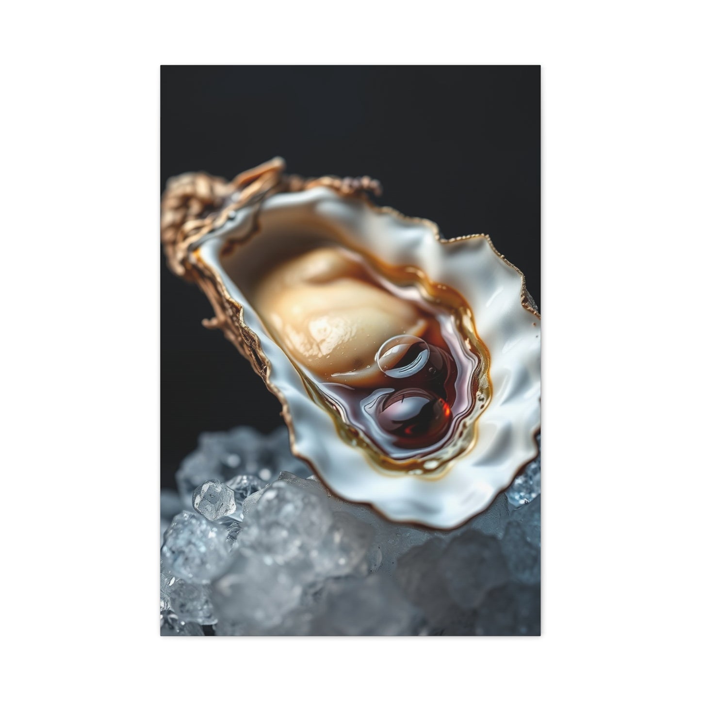 Oyster Art Canvas Art 2 Wall Art & Canvas Print