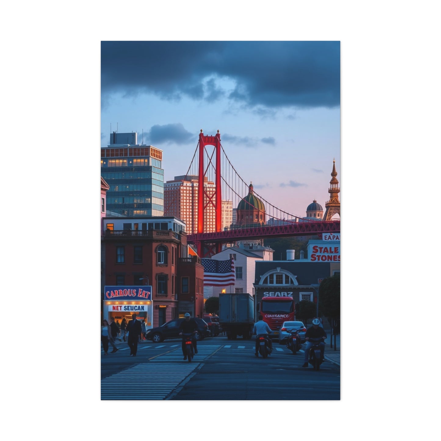 San Francisco Art Canvas Art 6 Wall Art & Canvas Print