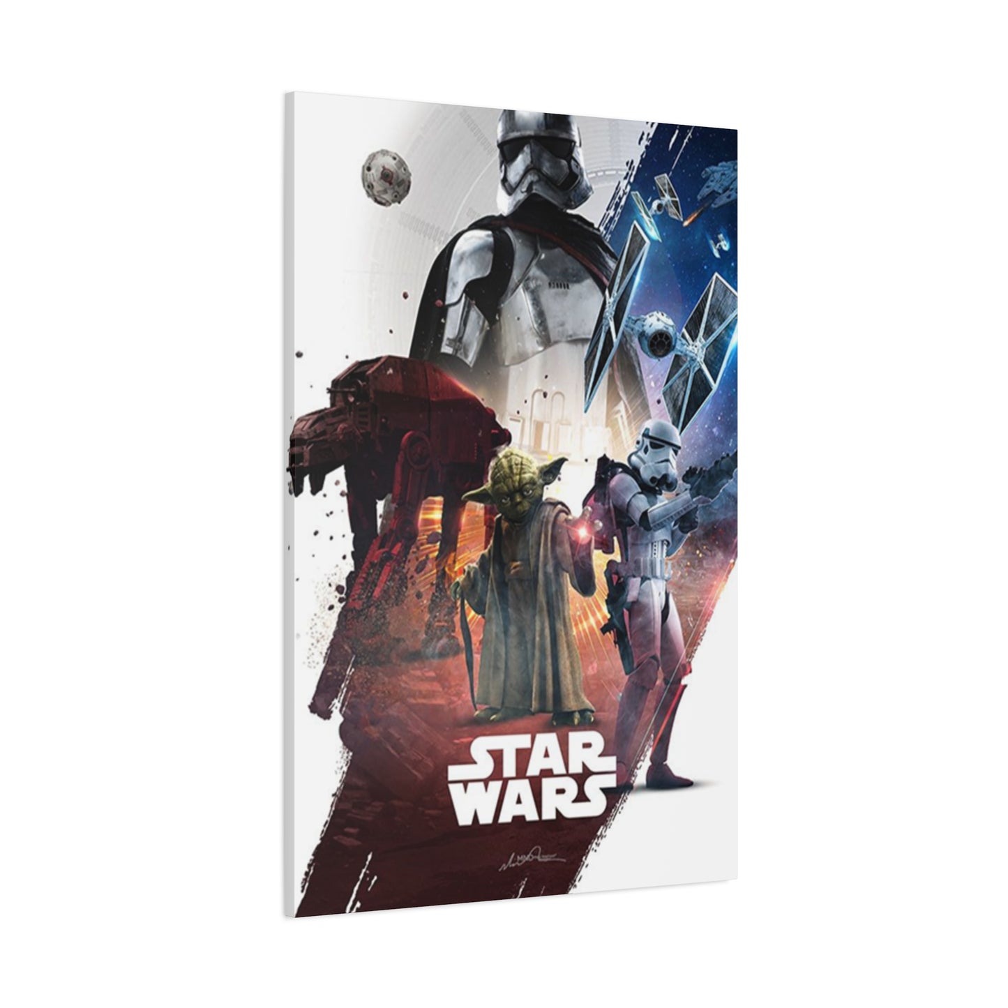 The Star War Poster Wall Art & Canvas Prints