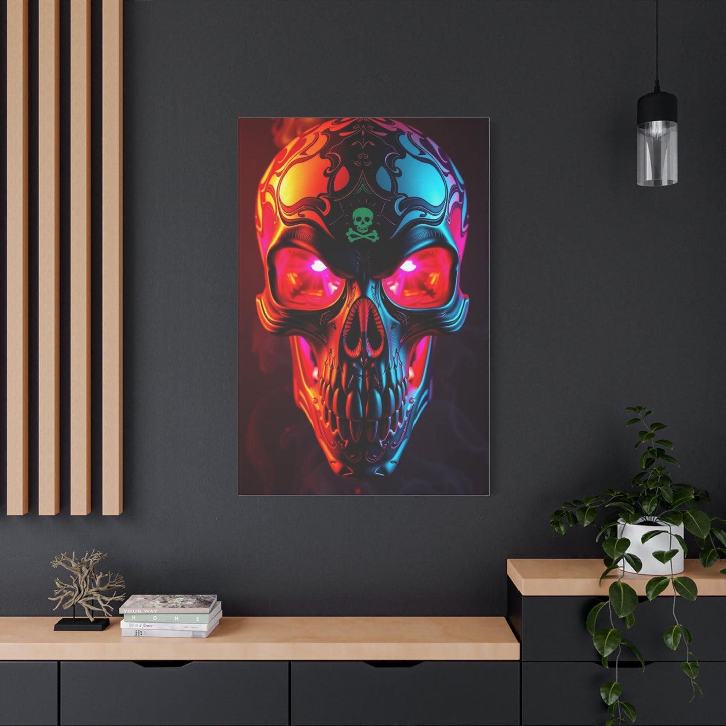 Astral Skull Dreamscape Wall Art & Canvas Print