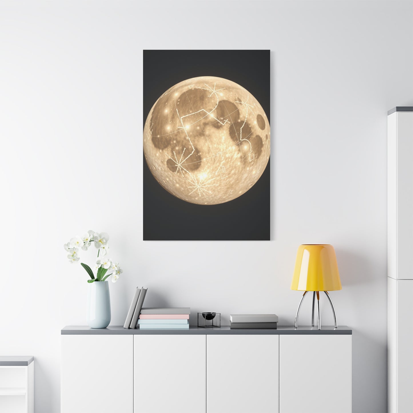 Moon Art Premium Canvas 18 Wall Art & Canvas Print