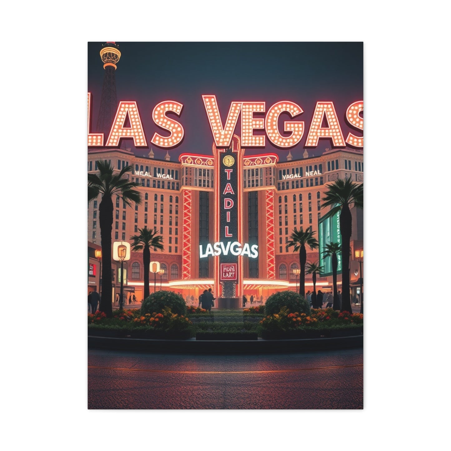 Las Vagas Art Canvas Art 6 Wall Art & Canvas Print